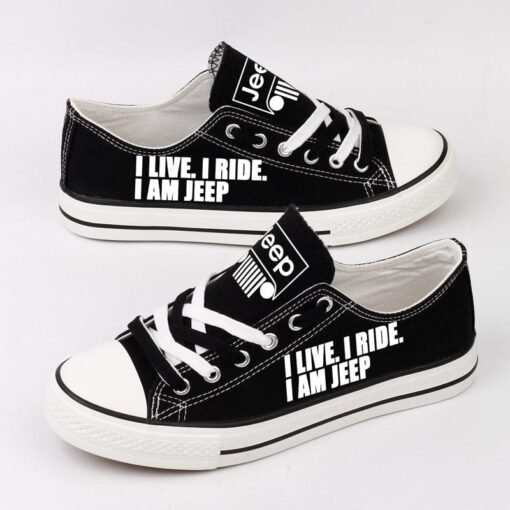 Jeep 1 Canvas Sneakers Shoes For Men Women Fans - Image 6
