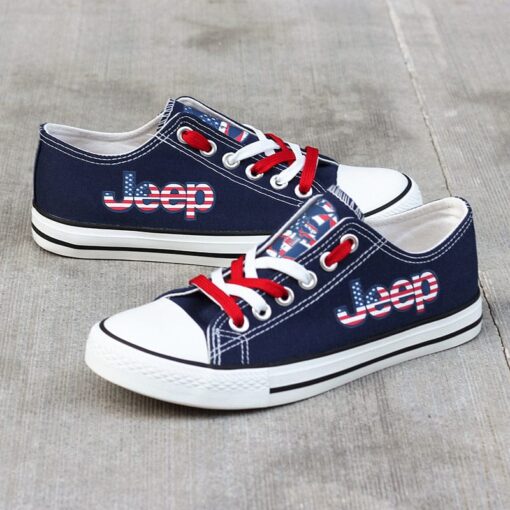 Jeep 2 Canvas Sneakers Shoes For Men Women Fans - Image 2