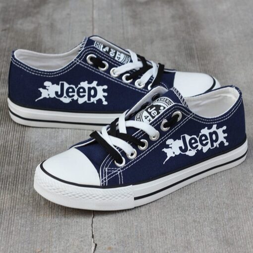Jeep 2 Canvas Sneakers Shoes For Men Women Fans - Image 4