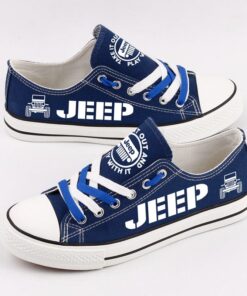 Jeep Canvas Sneakers Shoes For Men Women Fans