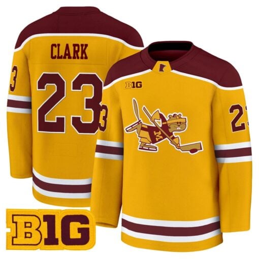 Jimmy Clark Jersey #23 Minnesota Golden Gophers 2025-26 Premium Stitched