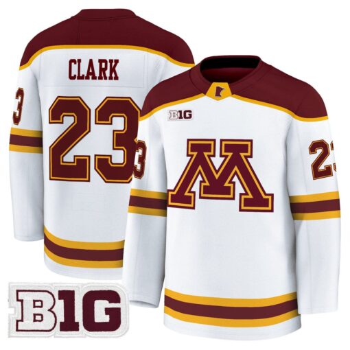 Jimmy Clark Jersey #23 Minnesota Golden Gophers 2025-26 Premium Stitched - Image 3