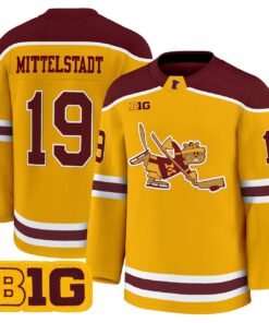 John Mittelstadt Jersey #19 Minnesota Golden Gophers 2025-26 Premium Stitched