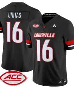 Johnny Unitas Jersey #16 Louisville Cardinals 2025 Vapor Limited Stitched