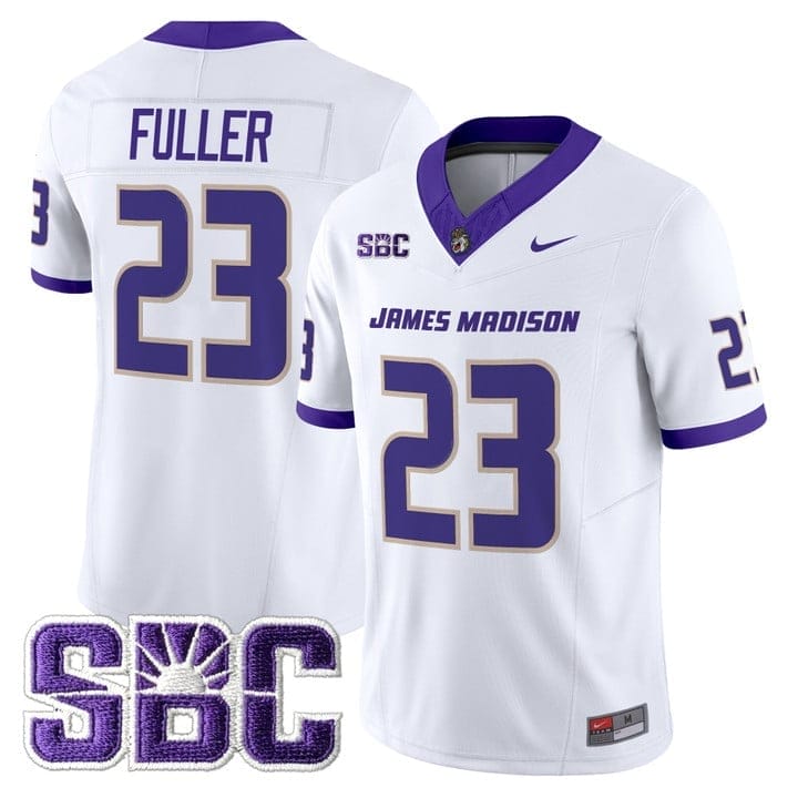 Jordan Fuller Jersey #23 James Madison Dukes 2025 Vapor Limited Stitched - Image 5