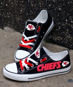 Kansas City Chiefs Limited Print NFL Students Low Top Canvas Shoes Sport Sneakers 4 20b90c44 c136 415d baf9 c03e5b444e0b