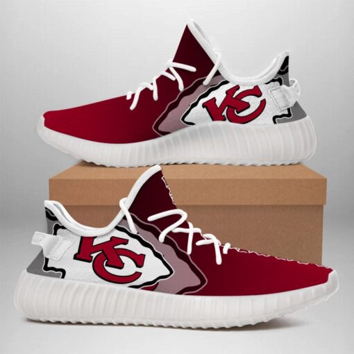 Kansas City Chiefs NFL 350v Yeezy Sneakers For Men Women Fans - Image 2
