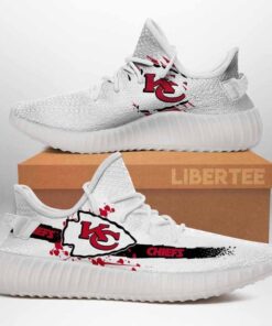 Kansas City Chiefs NFL 350v Yeezy Sneakers For Men Women Fans