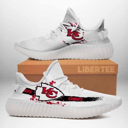 Kansas City Chiefs NFL 350v Yeezy Sneakers For Men Women Fans