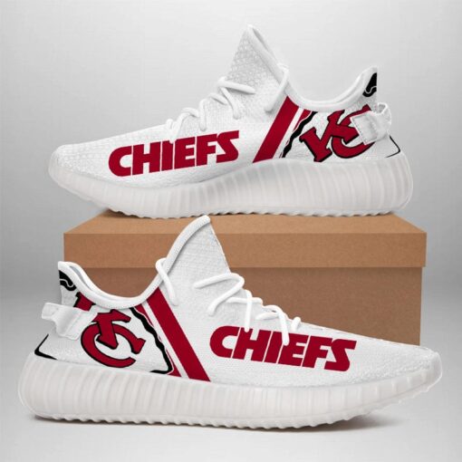 Kansas City Chiefs NFL 350v Yeezy Sneakers For Men Women Fans - Image 3