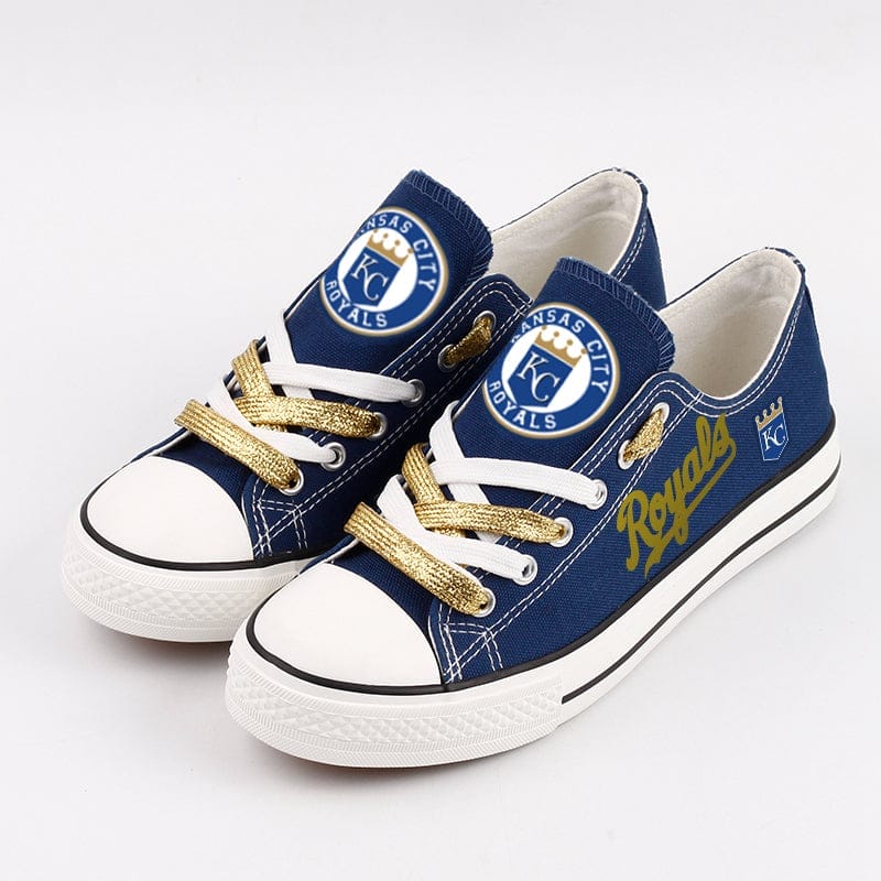 Kansas City Royals Limited Print Low Top Canvas Shoes Sport Sneakers For Men Women Fans - Image 3