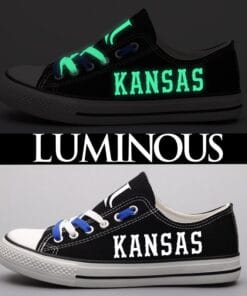 Kansas Jayhawks Sport Sneakers Shoes For Men Women Fans