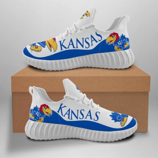 Kansas Jayhawks NCAA Sneaker Shoes Hot Team For Men Women Fans - Image 4