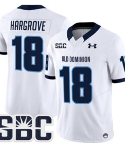 Ke'Travion Hargrove Jersey #18 Old Dominion Monarchs 2025 Vapor Stitched White