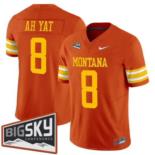 Keali'i Ah Yat Jersey #8 Montana Grizzlies 1995 Throwback Vapor Limited Stitched - Image 2