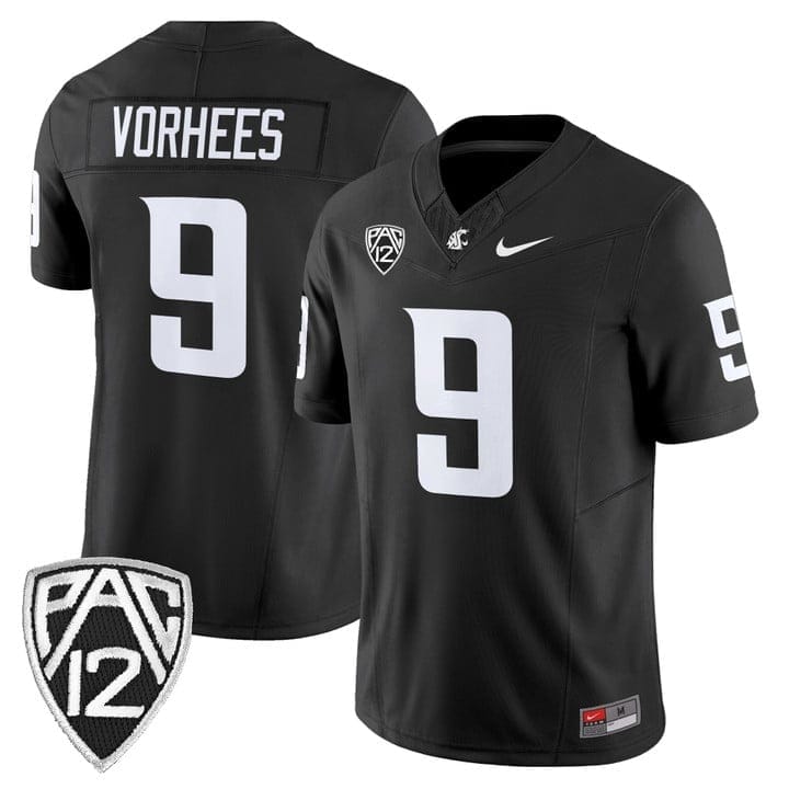 Kirby Vorhees Jersey #9 Washington State Cougars 2025 Vapor Limited Stitched - Image 2