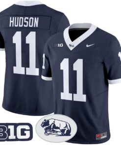 Alternative view of Kyron Hudson Jersey #11 Penn State Nittany Lions 2025 Throwback Limited Stitched