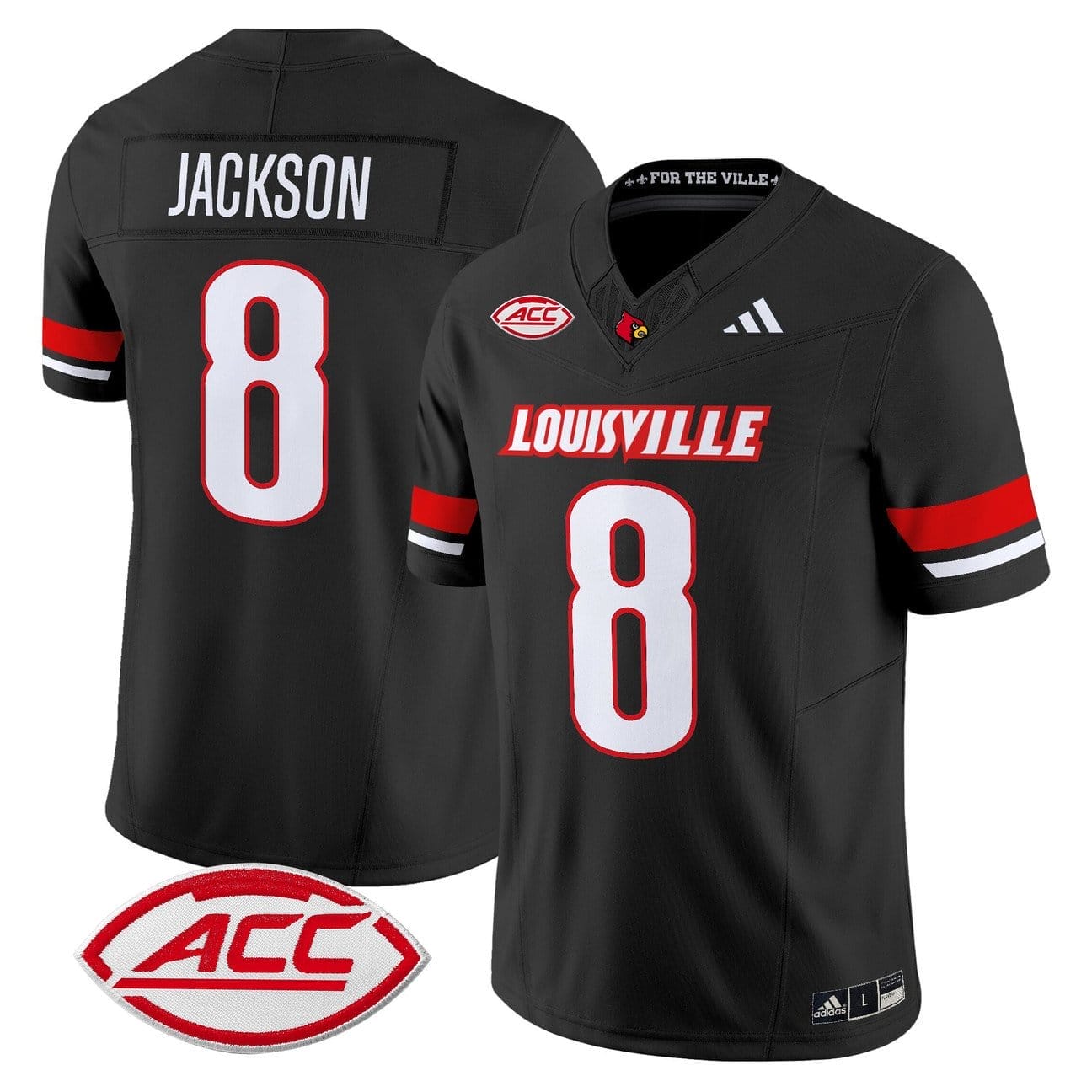 Lamar Jackson Jersey #8 Louisville Cardinals 2025 Vapor Limited Stitched