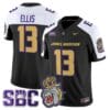Landon Ellis Jersey 13 James Madison Dukes 2025 Vapor Stitched Black Alter