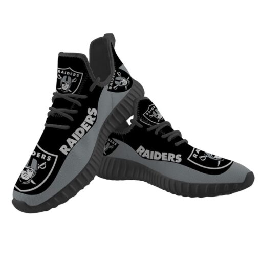 Las Vegas Raiders Sneaker Shoes NFL For Men Women Fans - Image 2