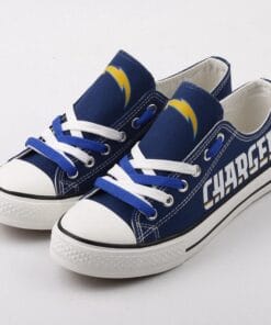 Los Angeles Chargers Limited Print NFL Students Low Top Canvas Shoes Sport Sneakers 763baf73 3c4f 4772 80ad 053a4ea437e7
