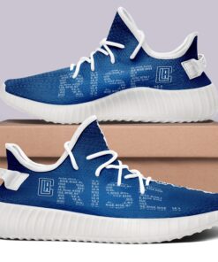 Alternative view of Los Angeles Clippers NBA 350v Yeezy Sneakers For Men Women Fans