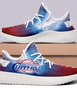 Alternative view of Los Angeles Clippers V2 NBA 350v Yeezy Sneakers For Men Women Fans
