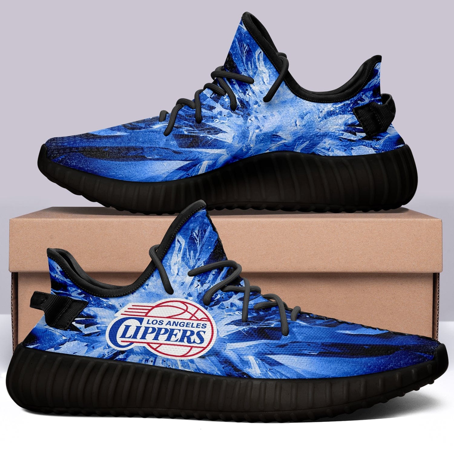 Los Angeles Clippers V2 NBA 350v Yeezy Sneakers For Men Women Fans - Image 6