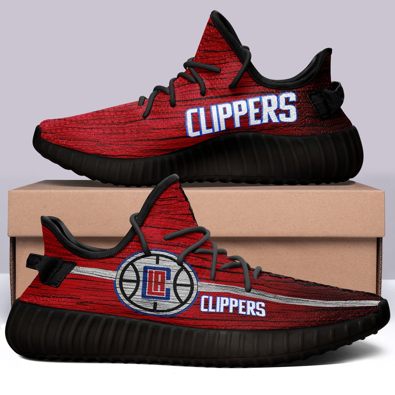 Los Angeles Clippers NBA 350v Yeezy Sneakers For Men Women Fans - Image 5