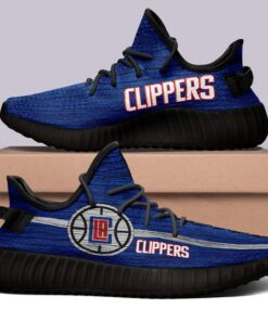 Alternative view of Los Angeles Clippers V6 NBA 350v Yeezy Sneakers For Men Women Fans