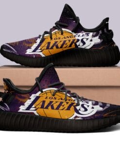 Los Angeles Lakers V5 NBA 350v Yeezy Sneakers black 361cce40 1e0a 43d1 9412 c0ddd947d045