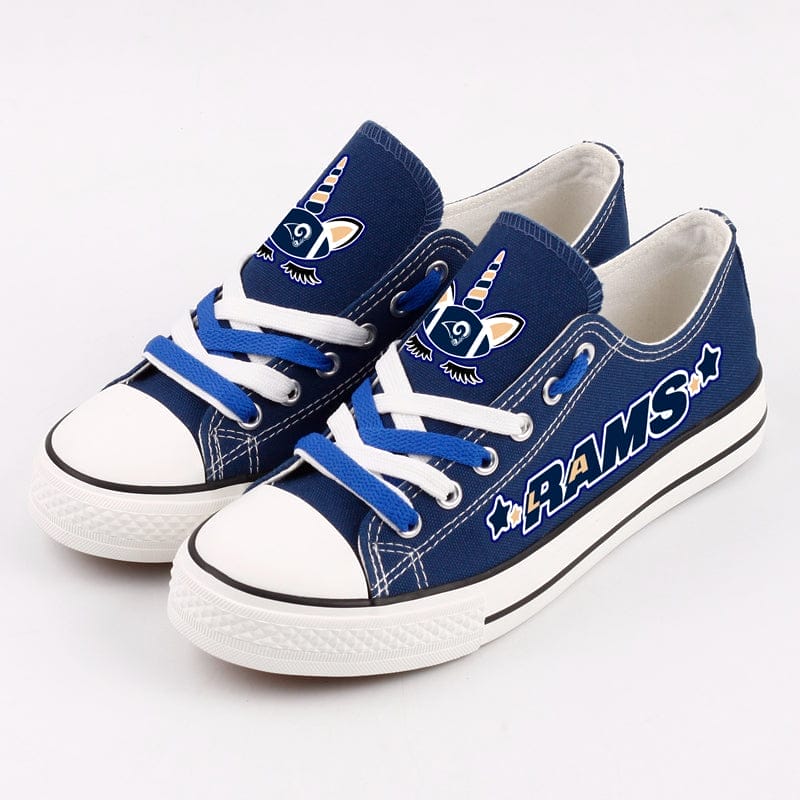 Los Angeles Chargers Low Top Canvas Sport Sneakers Shoes For Men Women Fans - Image 5