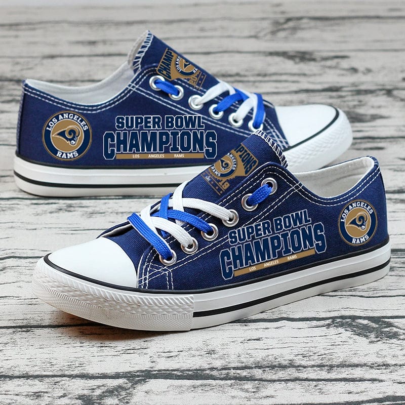 Los Angeles Chargers 1 Low Top Canvas Sport Sneakers Shoes For Men Women Fans - Image 2
