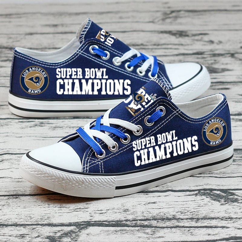 Los Angeles Chargers Low Top Canvas Sport Sneakers Shoes For Men Women Fans - Image 5