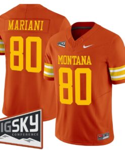 Alternative view of Marc Mariani Jersey #80 Montana Grizzlies 1995 Throwback Vapor Limited Stitched