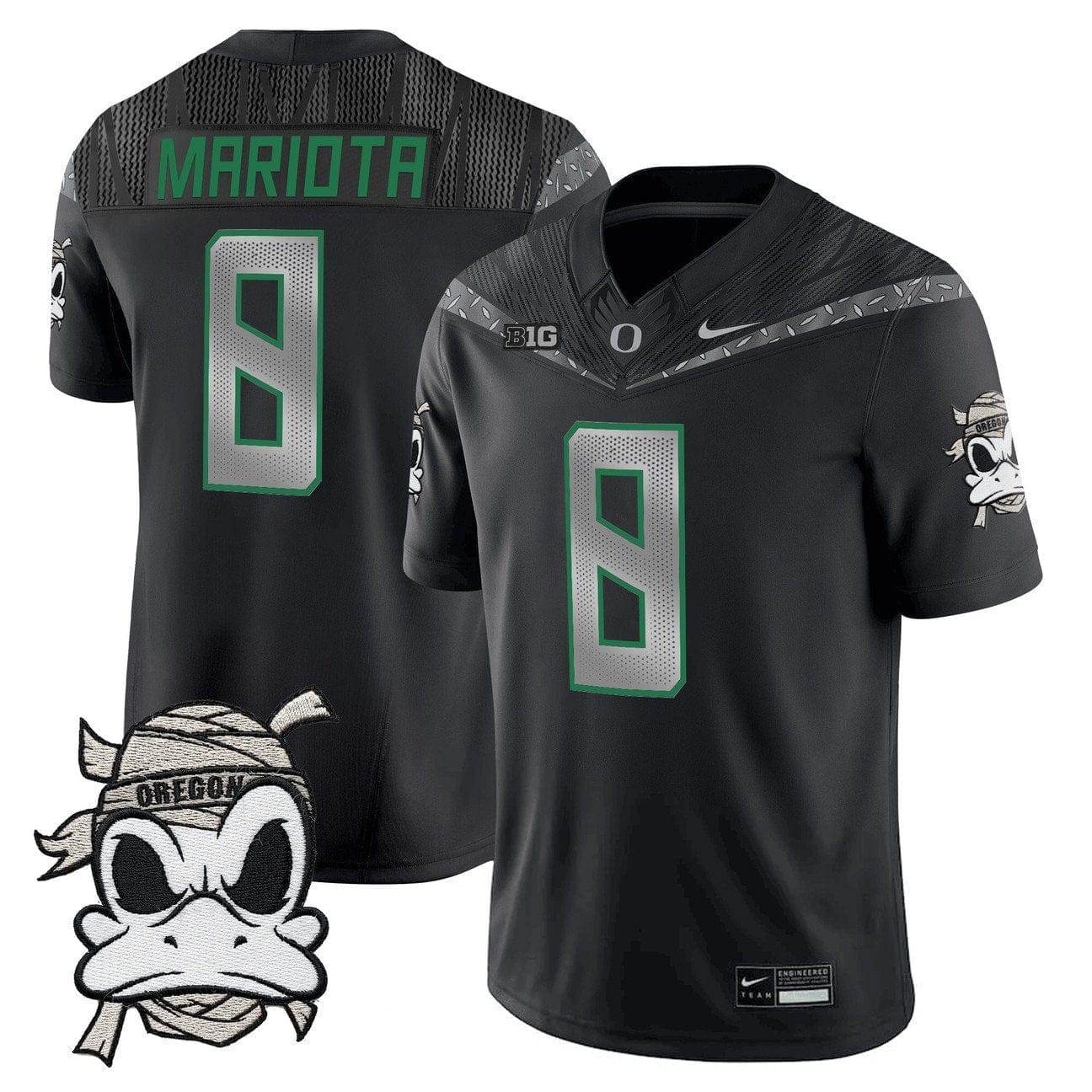 Marcus Mariota Jersey #8 Oregon Ducks 2025 Mummy Duck Vapor Limited Stitched