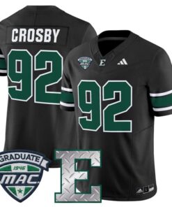 Maxx Crosby Jersey #92 Eastern Michigan Eagles 2025 Limited Stitched