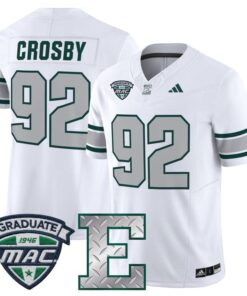 Alternative view of Maxx Crosby Jersey #92 Eastern Michigan Eagles 2025 Limited Stitched