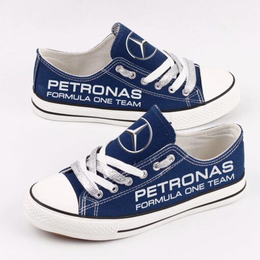 Mercedes AMG Petronas Motorsport Canvas Sneakers Shoes For Men Women Fans - Image 4