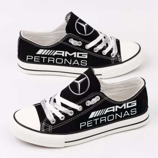 Mercedes AMG Petronas Motorsport Canvas Sneakers Shoes For Men Women Fans - Image 3