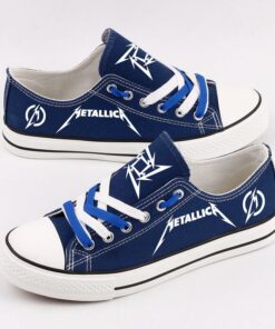 Metallica Low Top Canvas Sport Sneakers Shoes For Men Women Fans