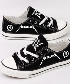 Alternative view of Metallica Low Top Canvas Sport Sneakers Shoes For Men Women Fans