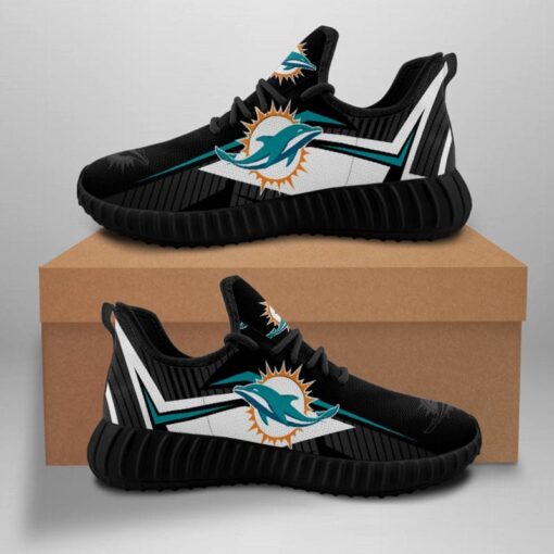 Miami Dolphins Sneaker Shoes NFL For Men Women Fans