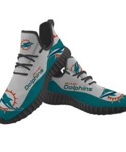 Miami Dolphins Sneaker Shoes NFL For Men Women Fans