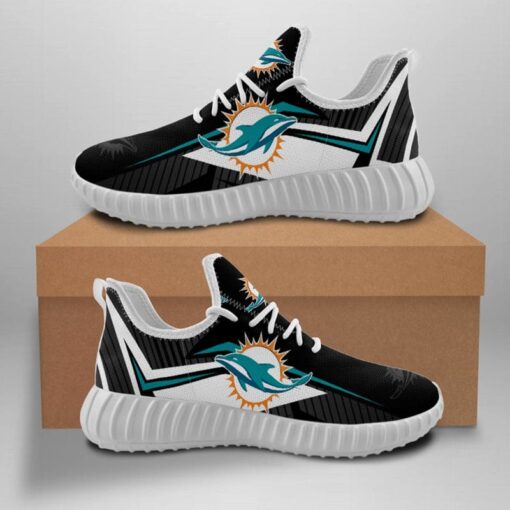Miami Dolphins Sneaker Shoes NFL For Men Women Fans - Image 3