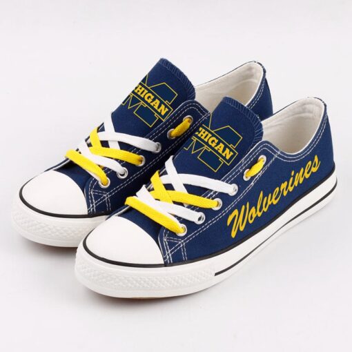 Michigan Wolverines Sport Sneakers Shoes For Men Women Fans - Image 7