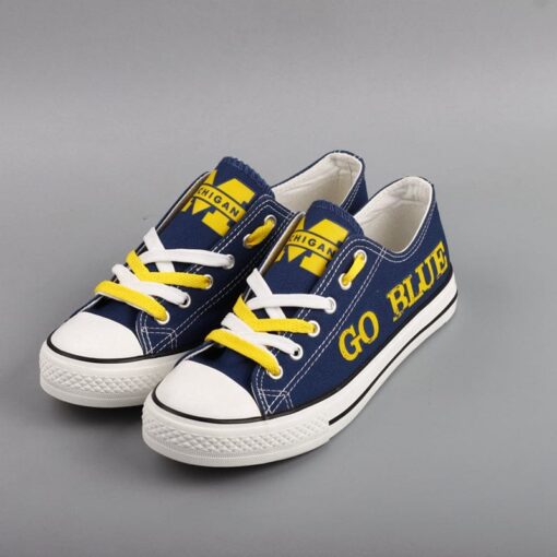 Michigan Wolverines Sport Sneakers Shoes For Men Women Fans - Image 3