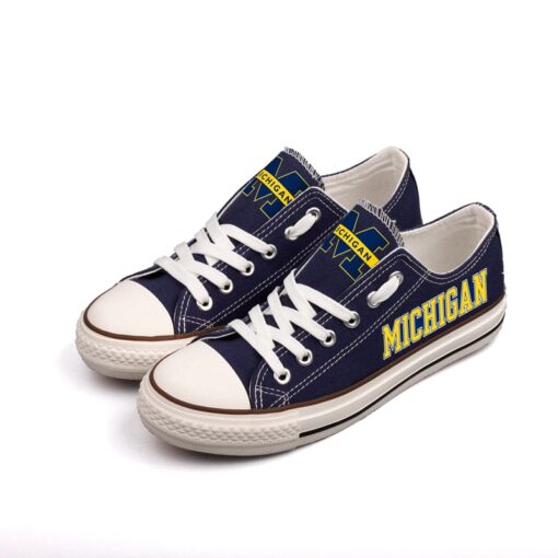 Michigan Wolverines Sport Sneakers Shoes For Men Women Fans - Image 5