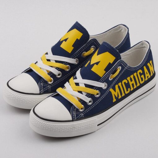 Michigan Wolverines Sport Sneakers Shoes For Men Women Fans - Image 6