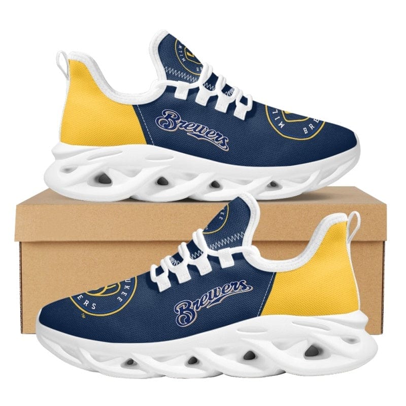 Milwaukee Brewers MLB Sneakers Shoes Elevate Your Every Step - Image 2
